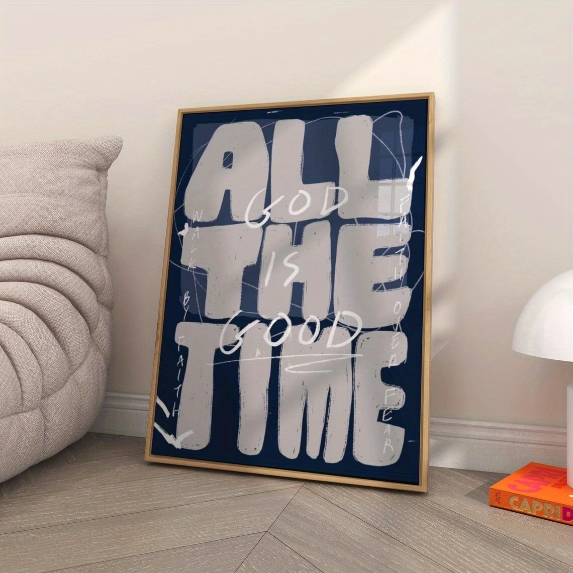 Custom Map Poster - God Is Always Good Inspirational Christian