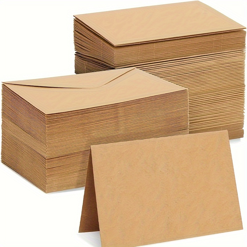 50/100pcs Kraft Paper Envelope - Wax Seal Letter Kit recension och pris