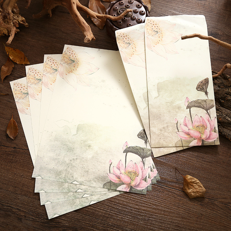 Chinese Style Letter Paper & E - Wax Seal Letter Kit recension och pris