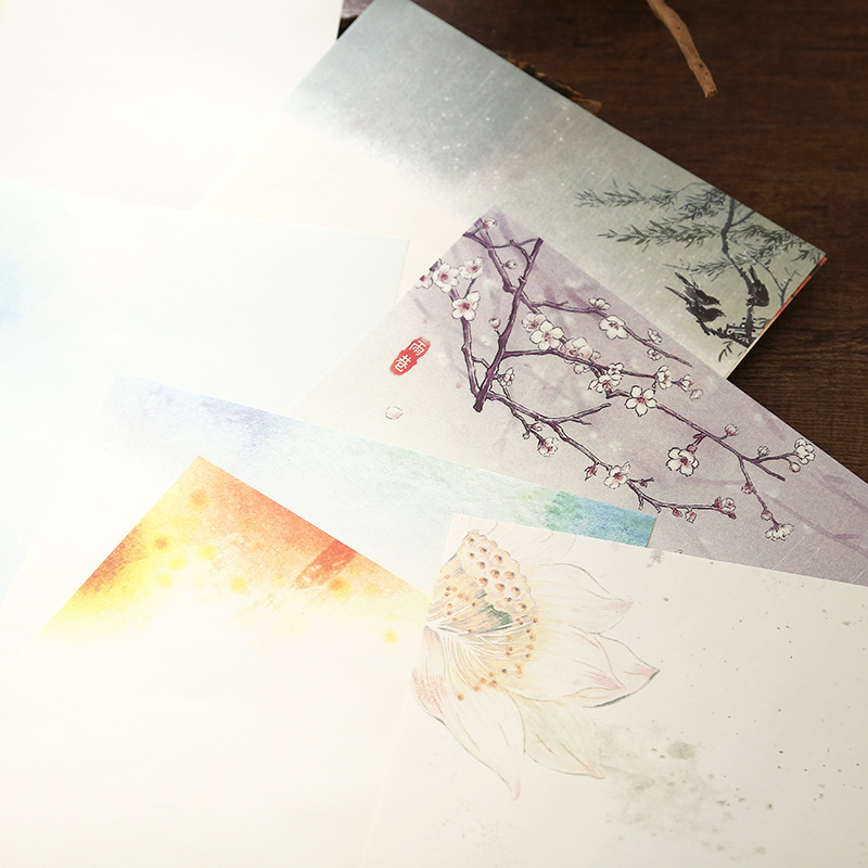 Chinese Style Letter Paper & E - Wax Seal Letter Kit recension och pris