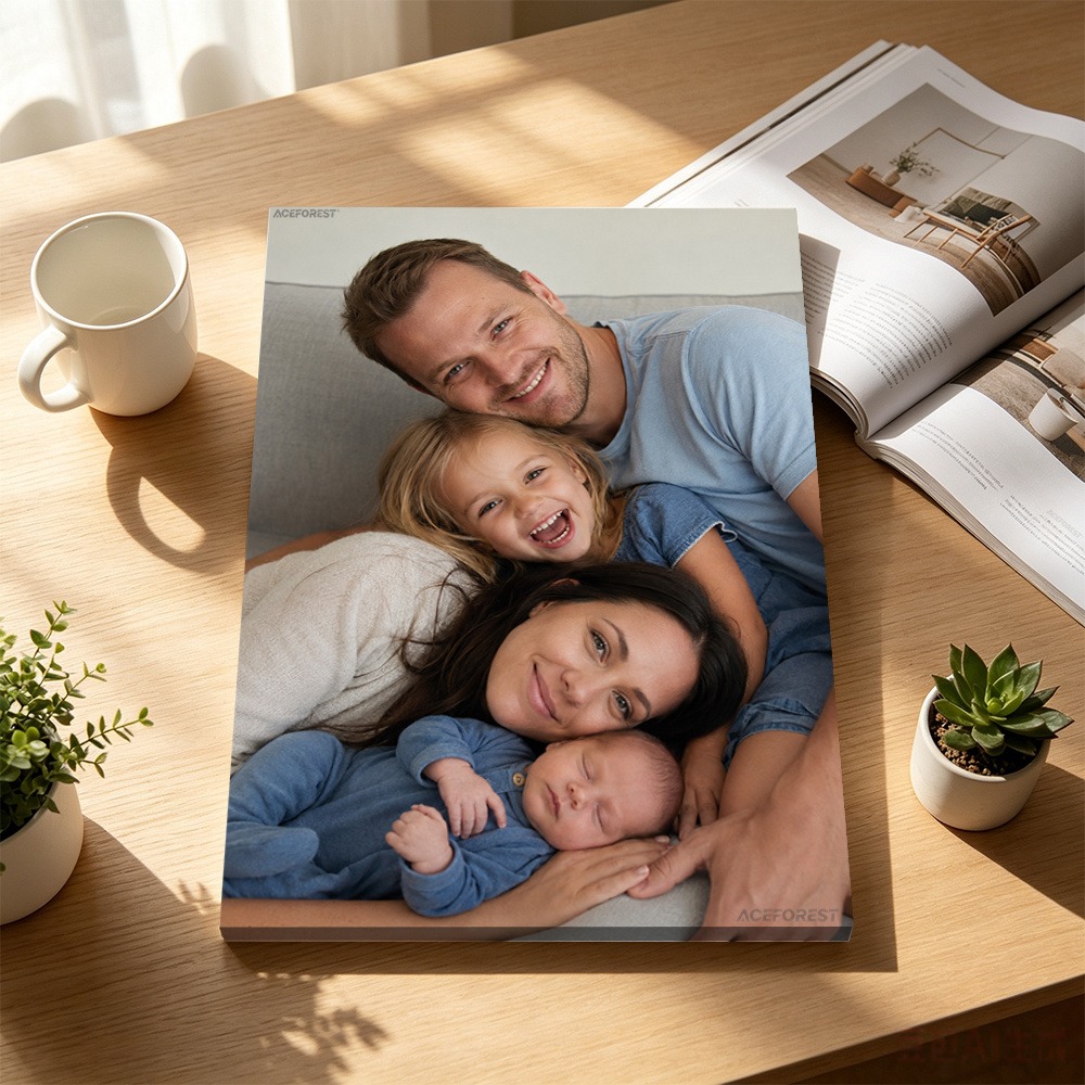 2D Personalized Photo Canvas W - Engraved Wood Frame recension och pris